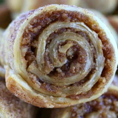 Delicious brown sugar and walnut rugelach pastry for a sweet dessert.