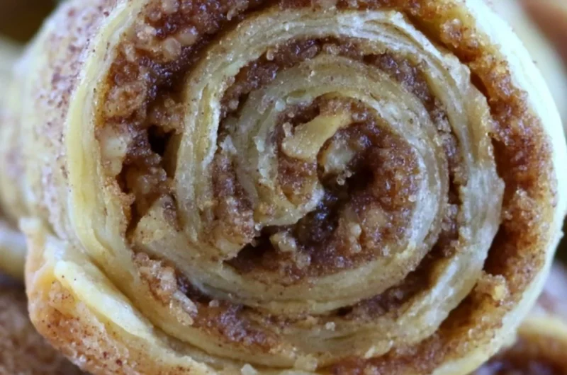 Delicious brown sugar and walnut rugelach pastry for a sweet dessert.
