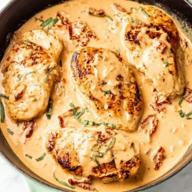 Delicious Marry Me Chicken Orzo recipe with creamy sauce and herbs
