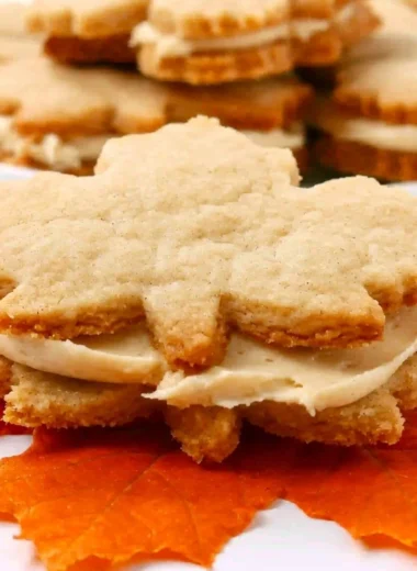 Deliciously soft Maple Cream Cookies with a creamy filling